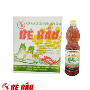 Nước Mắm Bé Bầu Loại Hạng 1 Chai Nhựa 1 Lít (Thùng 6 Chai)