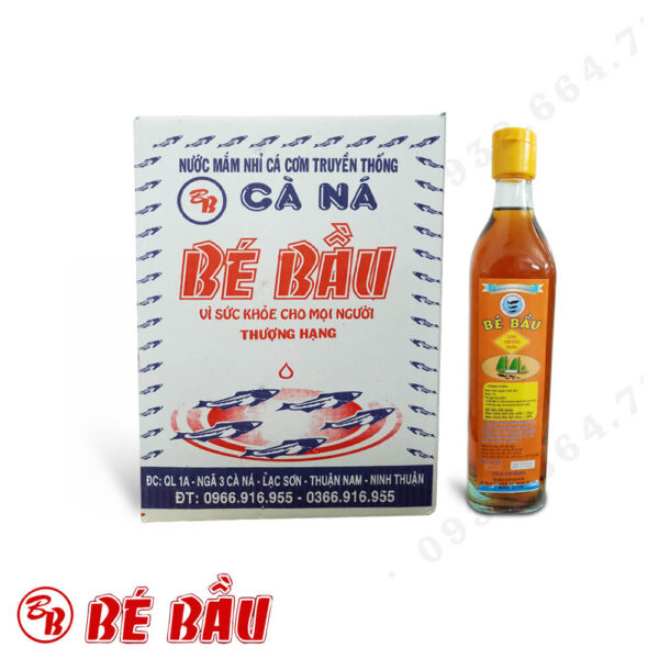 Nước Mắm Bé Bầu Loại Thượng Hạng 1 500ml (Thùng 6 Chai)