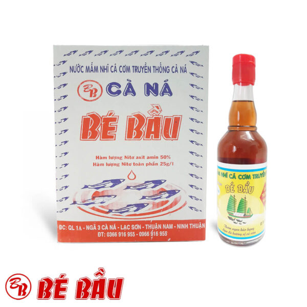 Nước Mắm Bé Bầu Loại Thượng Hạng 500ml (Thùng 6 Chai)