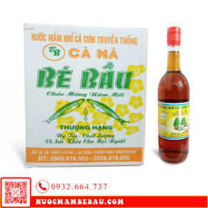 Thùng nước mắm Bé Bầu Loại Thượng Hạng 750ml