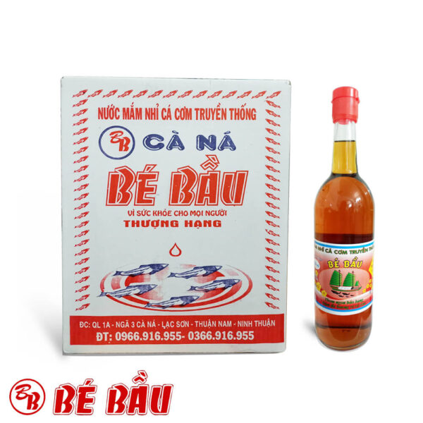 Nước Mắm Bé Bầu Loại Thượng Hạng 1 750ml (Thùng 6 Chai)