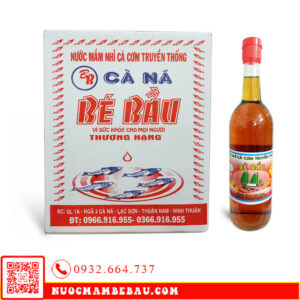 Thùng nước mắm Bé Bầu Loại Thượng Hạng 1 750ml