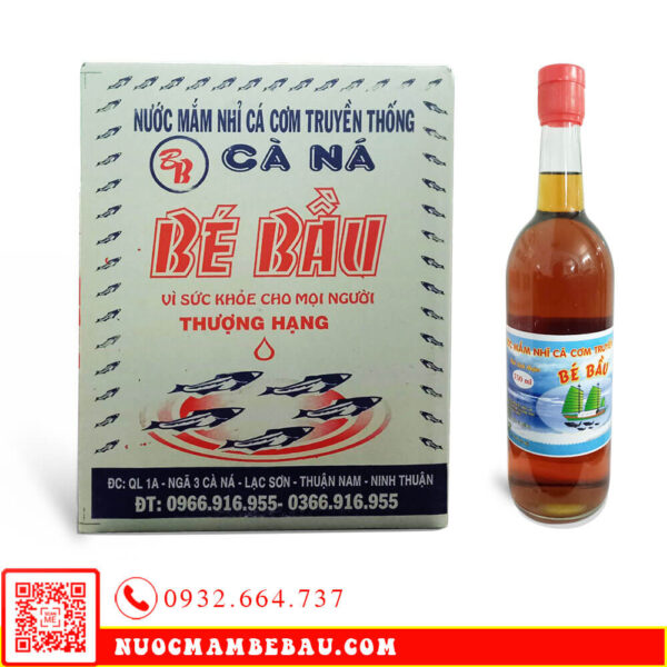 Thùng nước mắm Bé Bầu Loại Thượng Hạng 2 750ml